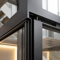 Aufzug für 5-stöckiges Haus mit Aluminium-Ringrahmen Mini-Villa-Lift für Einzelbewohner Kompakter Privathaus-Aufzug