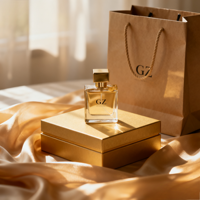 Luxus quadratische bunte Glas parfüm flaschen mit Deckel 30ml 50ml Kapazitäten Klarer Pumps pray kopf mit Verpackungs box