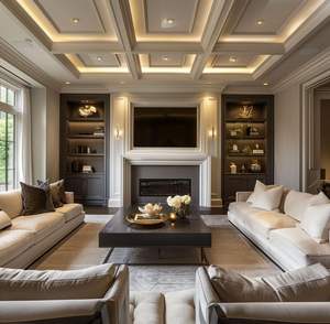 Mueble de <span class=keywords><strong>TV</strong></span> Personalizado de Alta Gama en Acero Inoxidable 304, Resistente, Duradero y Antioxidante para Sala de Estar y Dormitorio - Product Image 2