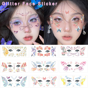 <b>Glitter</b> Freckle Face Temporary Tattoo Stickers Waterproof Long Lasting Fashion Body Art Makeup Decals Custom Designs - Product Image 3