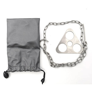 Outdoor Camping Tripod Hook Chain Portable Cooking Gear For Fire Pit <b>Stove</b> Use - Product Image 3