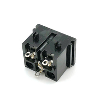 Enchufe de Corriente Alterna Black Jack de 3 Pines, Conector de Alimentación