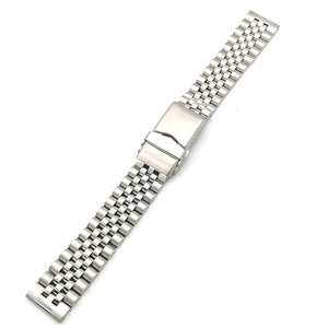 <span class=keywords><strong>Bracelet</strong></span> de <span class=keywords><strong>montre</strong></span> en acier inoxydable de luxe à 5 maillons réglables, très vendu, <span class=keywords><strong>avec</strong></span> fermoir déployant pour la plongée - Product Image 4