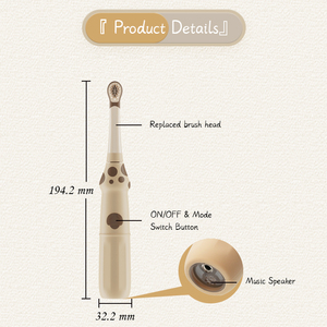 Nouvelle <span class=keywords><strong>brosse</strong></span> <span class=keywords><strong>à</strong></span> <span class=keywords><strong>dents</strong></span> électrique musicale pour enfants de 3 <span class=keywords><strong>à</strong></span> 12 <span class=keywords><strong>ans</strong></span>, poils doux en Dupont, longue durée de vie, manche en plastique pour <span class=keywords><strong>bébé</strong></span>, usage domestique - Product Image 5