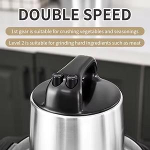 Hachoir à Viande Professionnel Électrique Ghana 7632motor 6L, Mixeur et Hachoir à Viande <span class=keywords><strong>Fufu</strong></span> avec Moteur en Cuivre Pur et Couple Élevé en Acier Inoxydable - Product Image 3