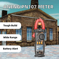 Pince Ampèremétrique Numérique Automatique PN107 CAT II 600V AC/DC True RMS 4000 Comptes Testeur Multimètre Électrique