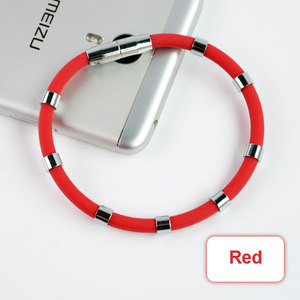 Mode femmes hommes étanche en acier inoxydable fermoir bracelet en silicone santé aimant ion <span class=keywords><strong>négatif</strong></span> bracelet en silicone - Product Image 4