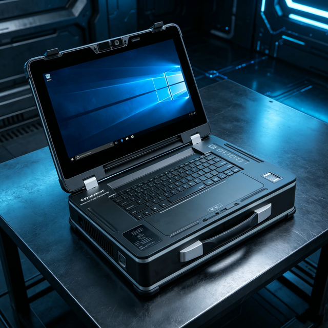 Industrial Rugged Laptop 15.6 Inch I5 AI-Ready IP65 Waterproof 32GB RAM 480GB SSD Expandable Storage Stock