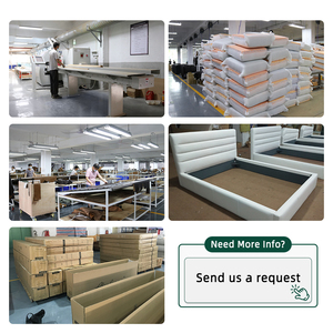 <span class=keywords><strong>Letto</strong></span> Moderno per Camera d'Albergo con Struttura in Legno Massello e Doghe, Set di Mobili di Lusso per Camera da <span class=keywords><strong>Letto</strong></span> per Appartamenti e Ville - Product Image 5