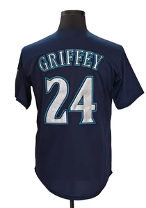 Nueva Camiseta de Béisbol para Hombre, Cosida, de Primera Calidad, de los Equipos de EE. UU., con los Números 44 de Julio Rodríguez, 24 de <span class=keywords><strong>Ken</strong></span> Griffey Jr. y 51 de Ichiro Suzuki, Venta al por Mayor - Product Image 2