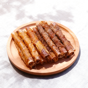 Petiscos de Carne para Cães, Palitos Mastigáveis de Tráquea de Ganso Enrolada em Pato Seco, 100% Natural, Sem Aditivos, Alta Qualidade, Feito à Mão, Grau Humano - Product Image 1