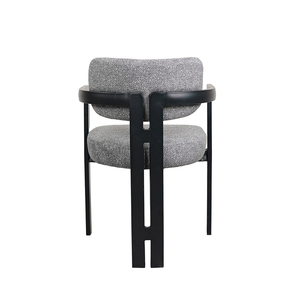 Meubles de chambre nordiques de <span class=keywords><strong>cuisine</strong></span> ergonomique à dossier haut <span class=keywords><strong>chaise</strong></span> de salle à manger moderne en tissu rembourré <span class=keywords><strong>avec</strong></span> accoudoirs - Product Image 6