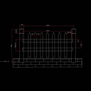 Clôture à Grain de bois moule pelouse garde-corps intérieur et extérieur cour jardin clôture cloison Villa clôture arbre plastique ciment béton - Product Image 6