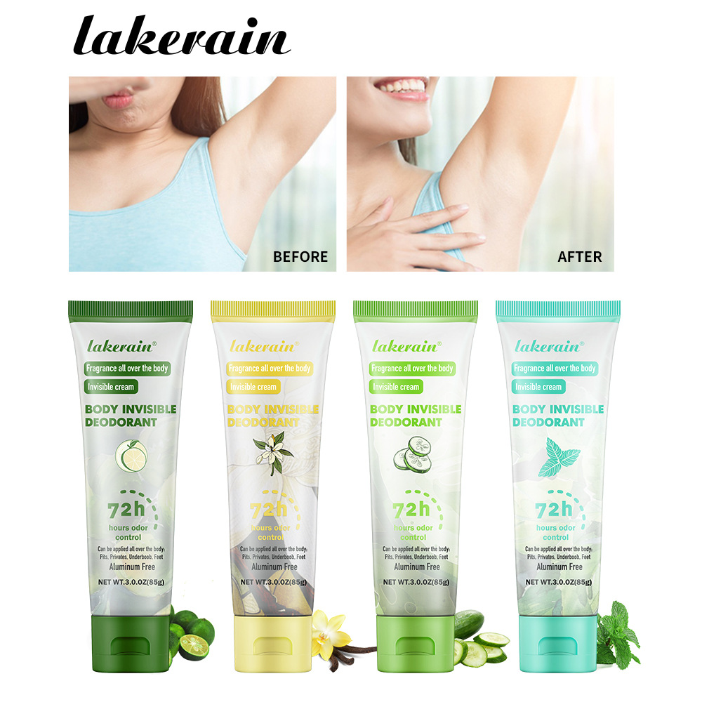 Lakerain, Новое поступление, 72 часа, освежающий антиперспирант для тела, дезодорирующий и ароматизирующий крем, невидимый дезодорант для тела