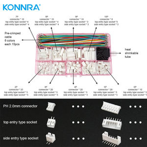 OEM JST PH 2.0mmピッチコネクタ24-28 AWGカスタムワイヤハーネスリチウム電池パックBMS工業用機器 - Product Image 2