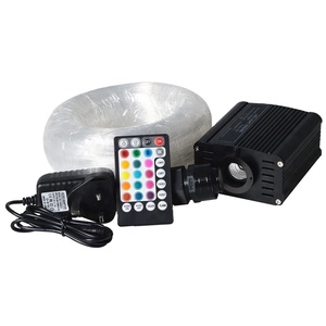 16W RGB Fibra Ottica Luci Luci di Musica di Controllo 12V Auto del tetto del Cielo della Stella - Product Image 1