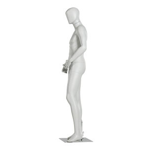 Siyah beyaz tam vücut spor manken kas adam manken <span class=keywords><strong>Mannequin</strong></span> erkek kadın Bodybuilder modeli ekran - Product Image 4