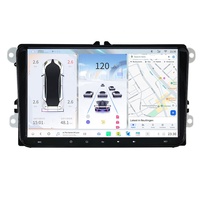 MEKEDE DUDUAUTO Reproductor de Video y Radio para Auto Android, Reproductor de DVD Multimedia Estéreo 2Din con WIFI y GPS para VW Universal de 9 Pulgadas, USB, FM, RDS