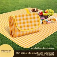 Tapis de pique-nique Lovita, imperméable, résistant à l'humidité, antidérapant, résistant à la saleté, léger, durable, portable, style Instagram, pour tous les types de pique-niques