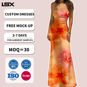 Fabrication OEM personnalisée, <span class=keywords><strong>robe</strong></span> décontractée tendance pour femmes, <span class=keywords><strong>robe</strong></span> d'été à bretelles spaghetti, <span class=keywords><strong>robe</strong></span> maxi <span class=keywords><strong>chic</strong></span> pour femmes - Product Image 2