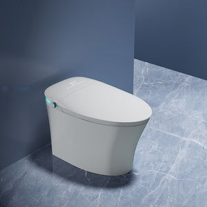 Toilettes intelligentes modernes allongées en céramique, multifonction, sanitaire, UV, avec réservoir d'<span class=keywords><strong>eau</strong></span> intégré - Product Image 2
