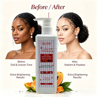 Lotion Corporelle Éclatante & Raffermissante Papaye Glutathion Éclaircit les Taches Brunes Absorption Rapide Hydratation Profonde pour Peaux Sèches