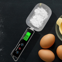 Le fabricant fournit une cuillère-balance électronique numérique en acier inoxydable de haute précision, 500 g, cuillère-balance à grammes détachable.