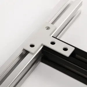 China factory OB2020A t-slot aluminium extrusion profile clear anodizing for industry making workbench 3d printer#8007