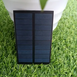 Kleine Zonnepanelen Fabrikanten 5V Monokristallijn Silicium Mini Zonnecellen Huisdier Voor Led Ander Educatief Speelgoed Zonnepaneel 1W