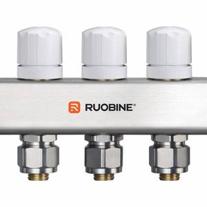 <span class=keywords><strong>Colector</strong></span> RUOBINE Colectores de acero inoxidable <span class=keywords><strong>Colector</strong></span> <span class=keywords><strong>radiante</strong></span> de bucle niquelado de 2 a 12 vías <span class=keywords><strong>para</strong></span> sistema de calefacción por <span class=keywords><strong>suelo</strong></span> <span class=keywords><strong>radiante</strong></span> - Product Image 5
