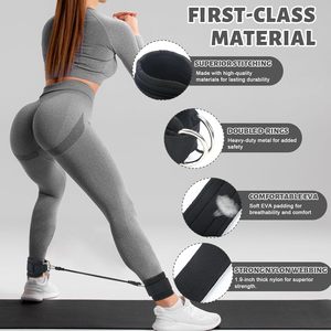 CZFIT - Juego de 8 Anillos de Pilates para Mujer, Antideslizantes, Equipo de Gimnasio y Yoga, Incluye Banda de Resistencia, Bolsa de Transporte y Accesorios de Pilates - Product Image 4