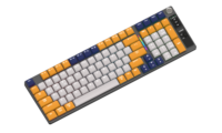 Nouveau clavier mécanique de jeu USB à profil bas avec touches ABS personnalisables et interchangeables à chaud, tri-mode