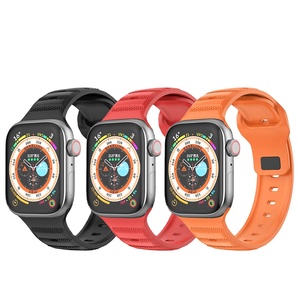 <span class=keywords><strong>Correa</strong></span> Oficial BEEFLYPOWER de Moda, de Goma Suave con Hebilla Metálica Negra y Plateada, con Perforaciones, para Apple Watch Ultra 11 10 38mm 42mm - Product Image 1