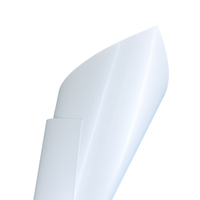 Fabricant à bas prix Film optique réfléchissant en plastique PET blanc adhésif Rouleau de film réfléchissant en papier léger