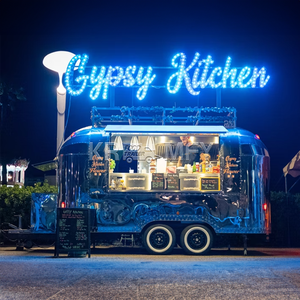 Remorque de restauration de rue populaire prix d'usine en Chine camion de nourriture mobile OEM remorque de nourriture camion de restauration rapide de cuisine mobile - Product Image 3