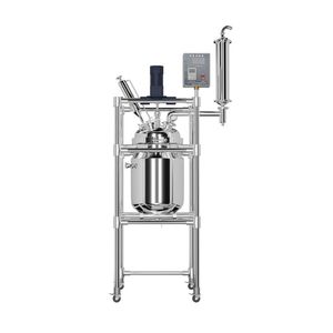 Áp lực cao lò phản ứng Áo khoác hai lớp thép không gỉ điện sưởi ấm phòng thí nghiệm hóa chất khuấy bể phản ứng Ấm đun nước - Product Image 1