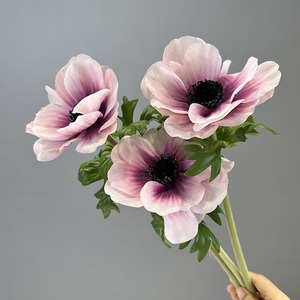 O-X915 Anemone Gigante Stampato in 3D <span class=keywords><strong>Blu</strong></span> <span class=keywords><strong>Viola</strong></span>, <span class=keywords><strong>Fiore</strong></span> Artificiale Realistico per Decorazioni Casa e Matrimoni - Product Image 2