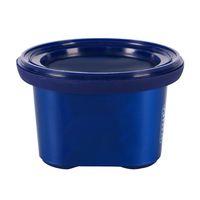 Vente en gros 80ML Rond Logo personnalisé IML Impression Pp Cookie Cracker Contenants Chocolat Biscuit Tasse Récipient en plastique pour les bonbons