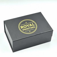 Boîte cadeau à couvercle magnétique, emballage en papier personnalisé imprimé, boîte d'expédition en carton ondulé avec nœud en ruban pour le commerce électronique