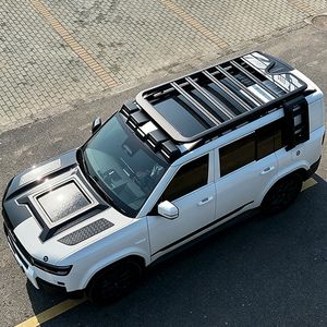 Aluminum Car Roof Luggage Rack Baskets Side Ladder Side Box Side Tent Roof Box Loading Series for Leopard Ti7 - Product Image 3