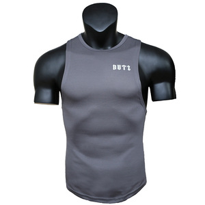 Precio al por mayor True Us/Eur tamaño algodón cómodo sin mangas hombres camisetas sin mangas Fitness camiseta culturismo entrenamiento gimnasio chaleco - Product Image 6