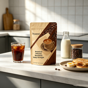 Café Herbal con Infusión Botánica Yyanst, 10g*10 Sobres, Bolsa Reutilizable, Bebida Instantánea Natural Revitalizante para el Bienestar Diario - Product Image 3