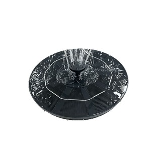 Solar Powered Floating Fountain With Laminated Panels 55cm ABS Modern Design For Garden Pond Water Feature - Product Image 2