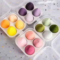 Vente en gros, poudre de maquillage, étui à œufs, beauté, éponge de maquillage, mélangeur, marque privée, éponges cosmétiques de haute qualité, Offre Spéciale