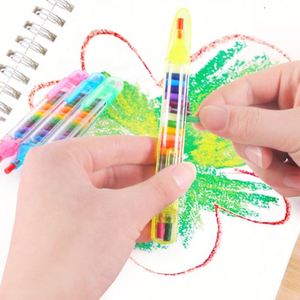 Stylo créatif arc-en-ciel en plastique, pinceau de coloriage, ensemble de bricolage pour enfants, art graffiti, 20 crayons de peinture colorés - Product Image 3