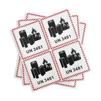 Etiquetas de advertencia de seguridad personalizadas Pegatinas Etiquetas frágiles Impresión con protección UV