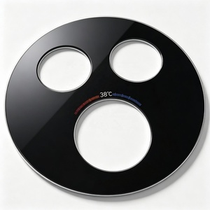 Personnalisation en usine : Panneau de clavier en verre pour serrure intelligente avec rétroéclairage LED bleu, entrée de code, sérigraphie adhésive PC PET - Product Image 3