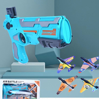 Planeur de plein air pour enfants, avion en mousse volante, pistolet de tir, jouets enfants avion lanceur jouets pistolet