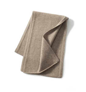 Écharpe plus épaisse en <span class=keywords><strong>cachemire</strong></span> de luxe Écharpe lourde en <span class=keywords><strong>cachemire</strong></span> uni beige - Product Image 6