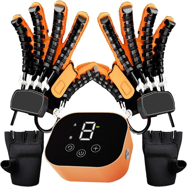 Both Hands Stroke Hemiplegia Intelligent Massage Hand Function Robotic Gloves Hand Rehabilitation Robot Gloves